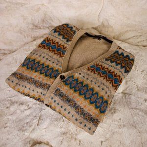 Cortefiel Men's Elbow Patch Cardigan